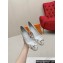 Louis Vuitton Stiletto Heel Pumps in Monogram Canvas White with Bow Knot