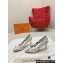 Louis Vuitton Stiletto Heel Pumps in Monogram Canvas White with Bow Knot