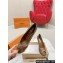 Louis Vuitton Stiletto Heel Pumps in Monogram Canvas Brown with Bow Knot
