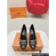Louis Vuitton Stiletto Heel Pumps in Monogram Canvas Black with Bow Knot