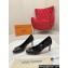 Louis Vuitton Stiletto Heel Pumps in Monogram Canvas Black with Bow Knot