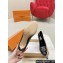 Louis Vuitton Stiletto Heel Pumps in Monogram Canvas Black with Bow Knot