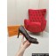 Louis Vuitton Stiletto Heel Pumps in Monogram Canvas Coffee with Bow Knot