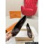 Louis Vuitton Stiletto Heel Pumps in Monogram Canvas Coffee with Bow Knot