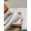 Louis Vuitton Patent Leather Madeleine Flat Ballerinas White with Crystal LV Circle