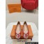 Louis Vuitton Patent Leather Madeleine Flat Ballerinas Red with Crystal LV Circle