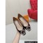 Louis Vuitton Patent Leather Madeleine Flat Ballerinas Burgundy with Crystal LV Circle