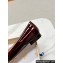 Louis Vuitton Patent Leather Madeleine Flat Ballerinas Burgundy with Crystal LV Circle