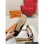 Louis Vuitton Patent Leather Madeleine Flat Ballerinas Burgundy with Crystal LV Circle