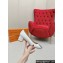Louis Vuitton Patent Leather Madeleine Pumps White with Crystal LV Circle