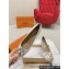 Louis Vuitton Patent Leather Madeleine Pumps White with Crystal LV Circle