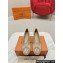 Louis Vuitton Patent Leather Madeleine Pumps Nude with Crystal LV Circle