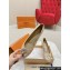 Louis Vuitton Patent Leather Madeleine Pumps Nude with Crystal LV Circle