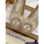 Louis Vuitton Patent Leather Madeleine Pumps Nude with Crystal LV Circle