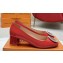 Louis Vuitton Patent Leather Madeleine Pumps Red with Crystal LV Circle