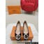 Louis Vuitton Patent Leather Madeleine Pumps Burgundy with Crystal LV Circle