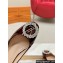 Louis Vuitton Patent Leather Madeleine Pumps Burgundy with Crystal LV Circle