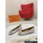 Louis Vuitton Monogram Canvas Madeleine Flat Ballerinas White with Dauphine LV Initials