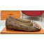 Louis Vuitton Monogram Canvas Madeleine Flat Ballerinas Brown with Dauphine LV Initials