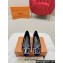 Louis Vuitton Patent Leather Madeleine Flat Ballerinas Blue with Dauphine LV Initials
