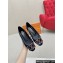 Louis Vuitton Patent Leather Madeleine Flat Ballerinas Blue with Dauphine LV Initials