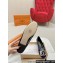 Louis Vuitton Patent Leather Madeleine Flat Ballerinas Blue with Dauphine LV Initials
