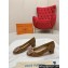 Louis Vuitton Monogram Canvas Madeleine Pumps Brown with Dauphine LV Initials