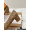 Louis Vuitton Monogram Canvas Madeleine Pumps Brown with Dauphine LV Initials