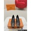 Louis Vuitton Monogram Canvas Madeleine Pumps Coffee with Dauphine LV Initials