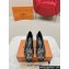 Louis Vuitton Monogram Canvas Madeleine Pumps Black with Dauphine LV Initials