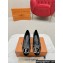 Louis Vuitton Patent Leather Madeleine Pumps Black with Dauphine LV Initials
