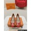 Louis Vuitton Patent Leather Madeleine Pumps Red with Dauphine LV Initials
