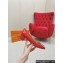 Louis Vuitton Patent Leather Madeleine Pumps Red with Dauphine LV Initials
