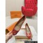Louis Vuitton Patent Leather Madeleine Pumps Red with Dauphine LV Initials