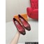 Louis Vuitton Monogram Canvas and Leather Flat Ballerinas with Bow Red
