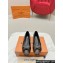 Louis Vuitton Monogram Canvas and Leather Flat Ballerinas with Bow Coffee