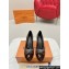 Louis Vuitton Monogram Canvas Coffee and Patent Leather Stiletto Heel Pumps with Bow