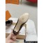 Louis Vuitton Monogram Canvas Coffee and Patent Leather Stiletto Heel Pumps with Bow