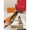 Louis Vuitton Monogram Canvas Brown and Nude Patent Leather Stiletto Heel Pumps with Bow