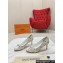 Louis Vuitton Monogram Canvas White and Patent Leather Stiletto Heel Pumps with Bow