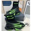 Balmain Unicorn high-top trainers Men's Sneakers in mesh and leather Black/Green 2024