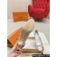 Louis Vuitton Monogram Canvas White and Patent Leather Stiletto Heel Pumps with Bow