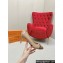 Louis Vuitton Patent Leather Nude and Monogram Canvas Stiletto Heel Pumps with Bow