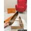 Louis Vuitton Patent Leather Nude and Monogram Canvas Stiletto Heel Pumps with Bow