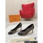 Louis Vuitton Patent Leather Gray and Monogram Canvas Stiletto Heel Pumps with Bow