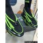 Balmain Unicorn high-top trainers Men's Sneakers in mesh and leather Black/Green 2024
