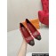 Louis Vuitton Patent Leather Red and Monogram Canvas Stiletto Heel Pumps with Bow