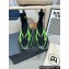 Balmain Unicorn high-top trainers Men's Sneakers in mesh and leather Black/Green 2024