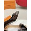 Louis Vuitton Patent Leather Coffee and Monogram Canvas Stiletto Heel Pumps with Bow