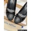 Louis Vuitton Patent Leather Black and Monogram Canvas Stiletto Heel Pumps with Bow